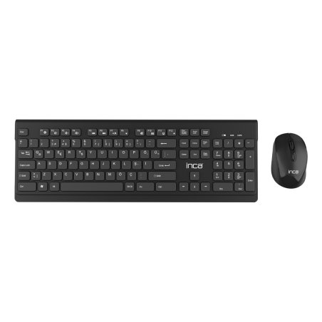 Inca IWS-519 clavier Souris incluse Bureau RF sans fil Noir