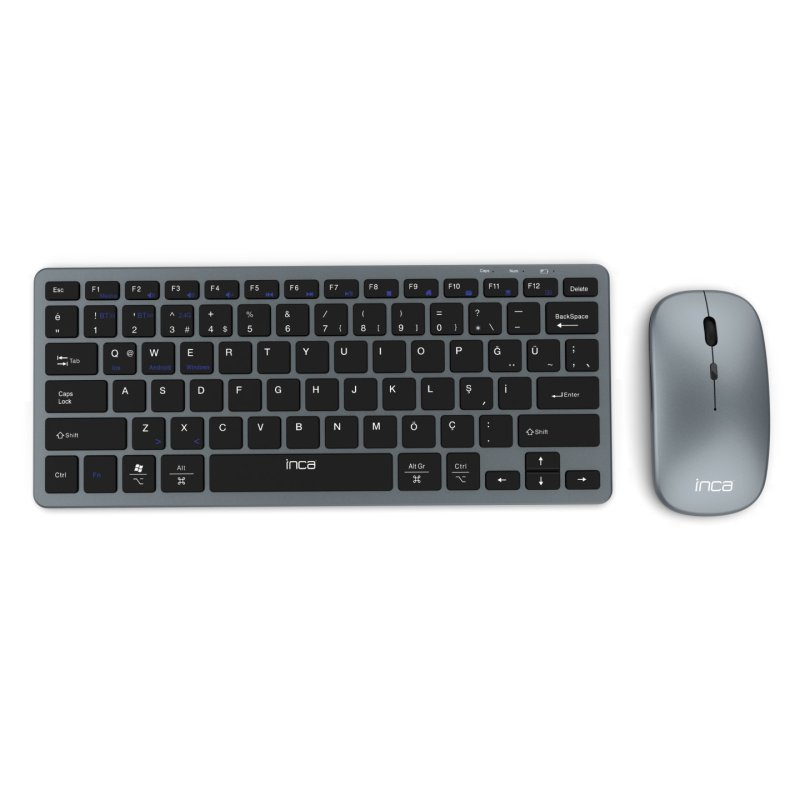 INCA Tastatur Maus IBK-572BT BT 3.0/5.0, Smart, 40Tage, 5-10m black