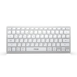 INCA Tastatur IBK-565BT BT 5.0, Smart, Akku 150Std, 8-10m silver