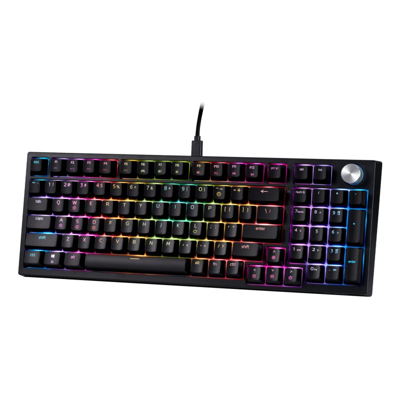 XPG SORCERER clavier Gaming USB QWERTY Anglais américain Noir