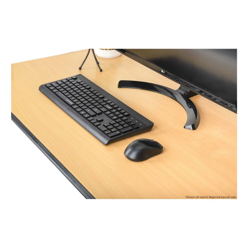 MANHATTAN Funk-Tastatur-Maus-Set MWK7350 black