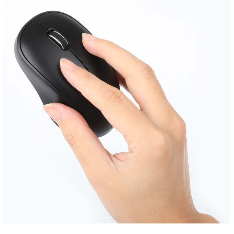 Manhattan 180771 clavier Souris incluse Universel RF sans fil QWERTY Noir