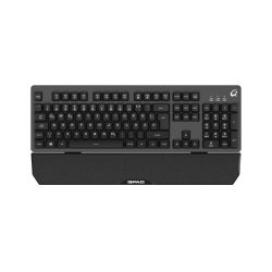 QPAD MK-40 clavier Gaming USB QWERTZ Allemand Noir