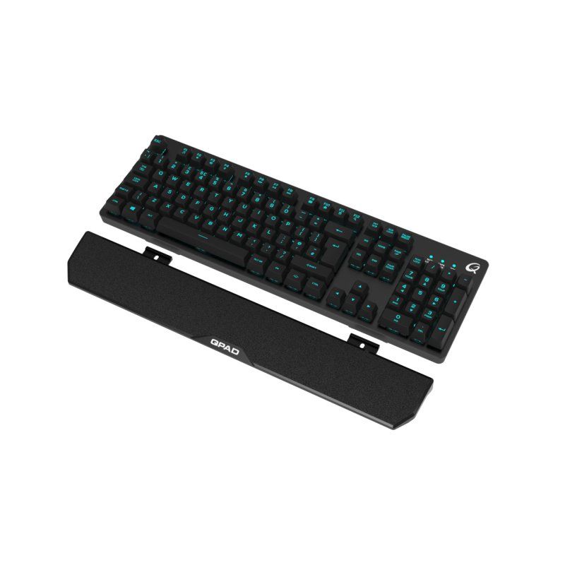 QPAD MK-40 clavier Gaming USB QWERTZ Allemand Noir