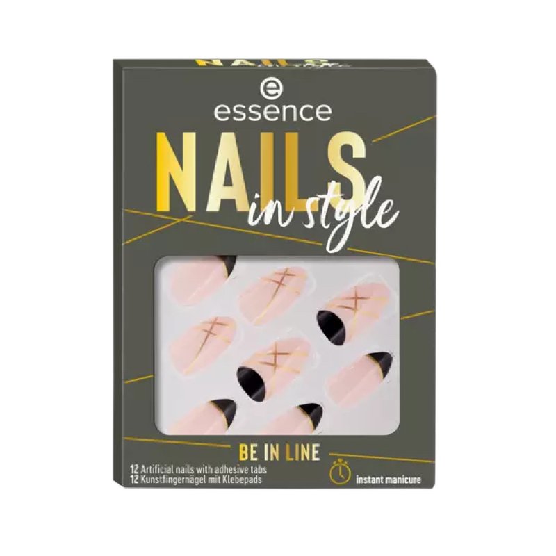 Essence Nails in style Finger nails Multicolour Pattern 12 pc(s) Blister