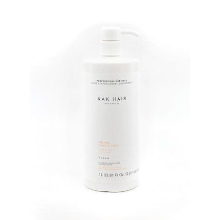 Nak Volume Conditioner 1L Optimizes Styling Fullness in Fine or Flat Hair