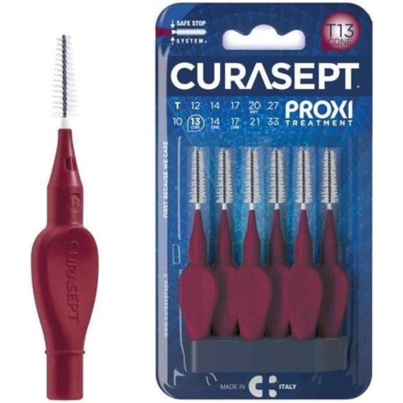 Curasept Proxi T13 Cone Bordeaux - Pack of 6