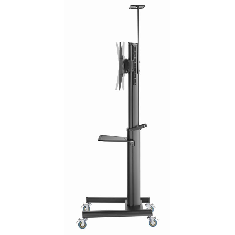 Gembird TVS-70T-02 Aluminum TV floor stand with caster wheels 37 - 70 black