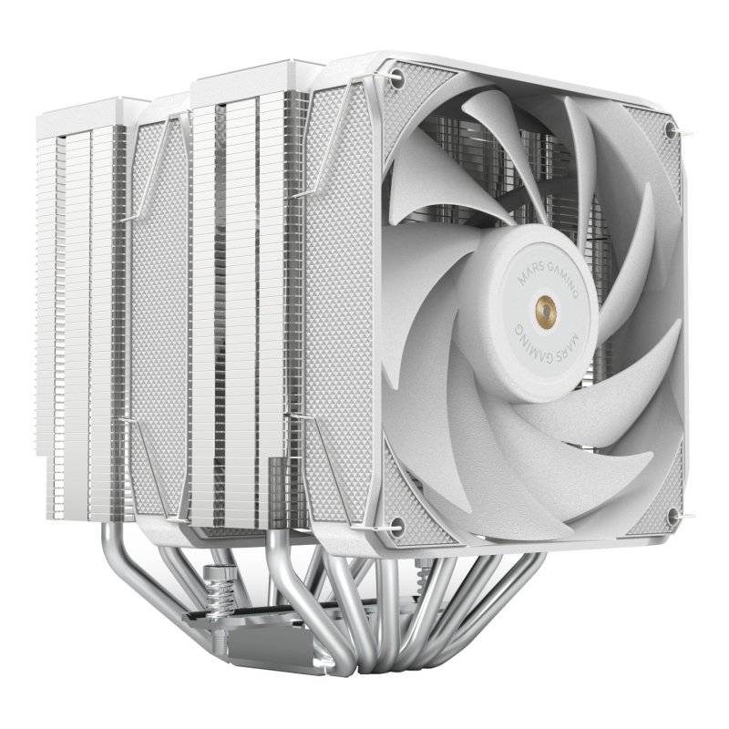 Mars Gaming MCPU-XU6W Processor Air cooler 12 cm White 1 pc(s)