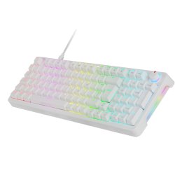Mars Gaming MKPROWYFR clavier USB AZERTY Français Blanc