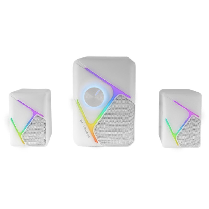 Mars Gaming MS-H21 Blanc Avec fil 35 W