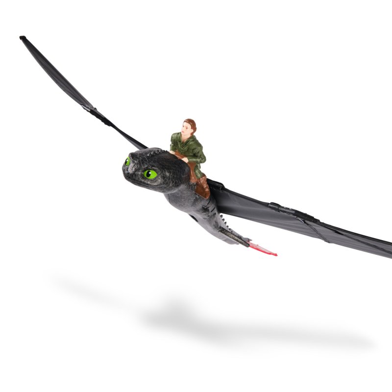 How to train your dragon Dreamworks Dragons, , Real Flying RC Toothless with Flapping Wings and Adjustable Tail, Dragon