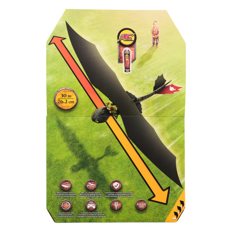 How to train your dragon FIGURINE VOLANTE RC KROKMOU Dragons Movie