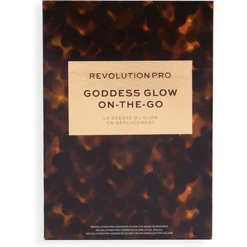 Revolution Pro Goddess Glow On The Go Set Gift Set - 3 Pieces