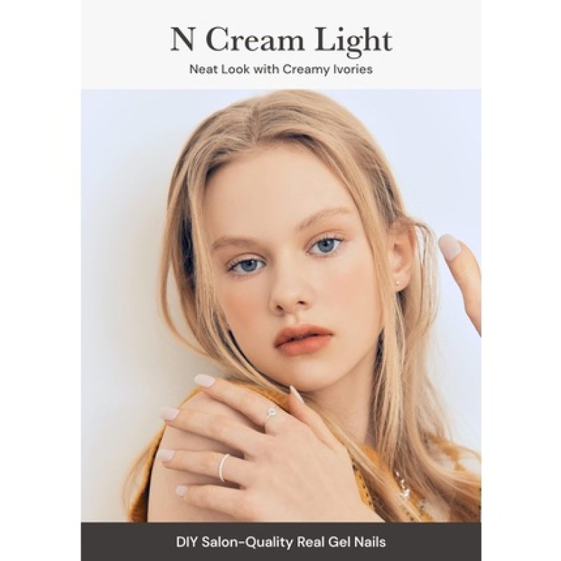 ohora Semi Cured Gel Nail Strips N Cream Light