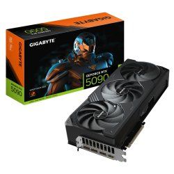 GIGABYTE GeForce RTX 5090 WINDFORCE 32G Graphics Card - 32GB GDDR7, 512bit, PCI-E 5.0, 2407 MHz Core Clock, 3 x DP