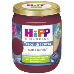 Hipp Italia Fruit Treasures Apple Blueberry 160g