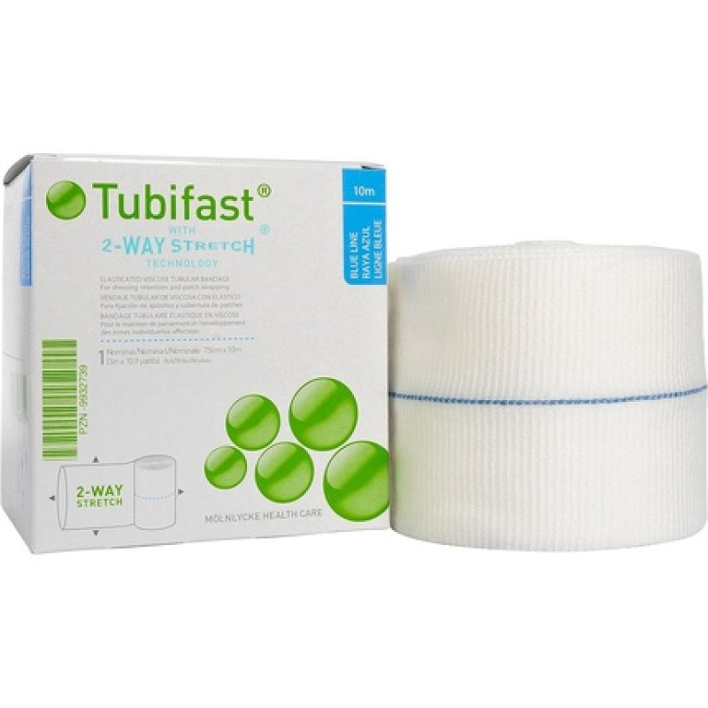 TUBIFAST Tube Bandage Blue Large 10m