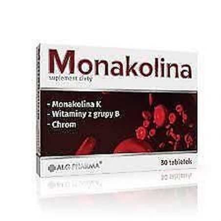 Alg Pharma Monacolin 30 Tablets