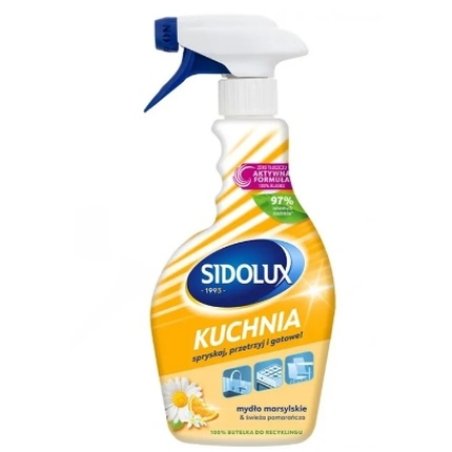 Sidolux Kitchen Cleaning Liquid Marseille Soap Fresh Orange 500 Ml