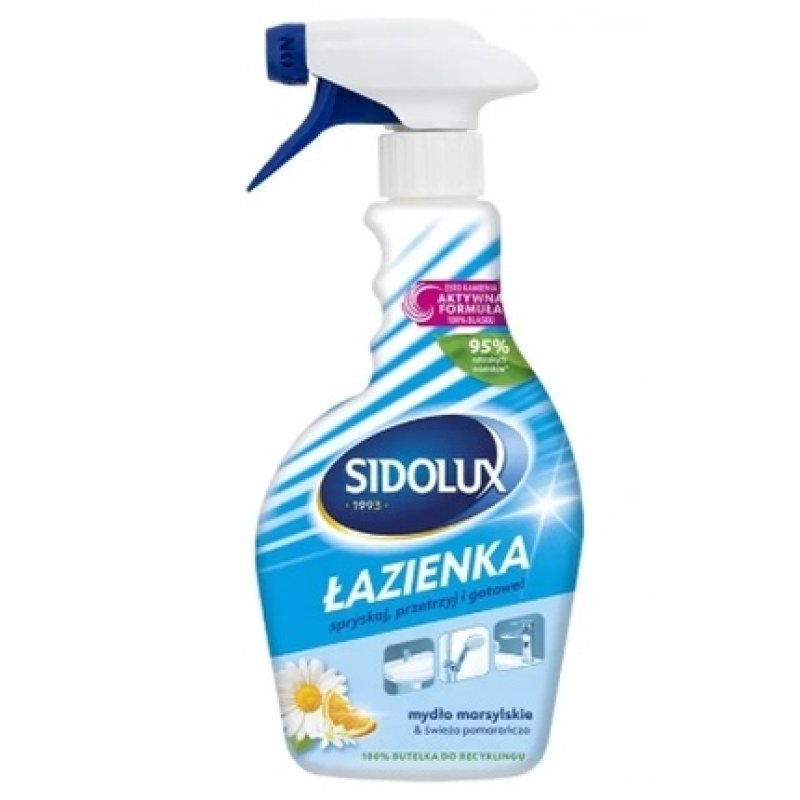 Sidolux Bathroom Cleaning Liquid Marseille Soap Fresh Orange 500 Ml