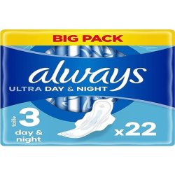 Always Ultra Sanitary Towels Day & Night Size 3 Wings 22 Pads