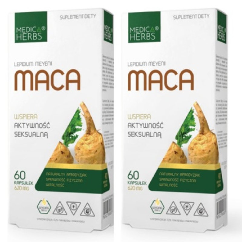 Maca Extract Potency Enhancer Libido High Dose 620mg 120 Capsules