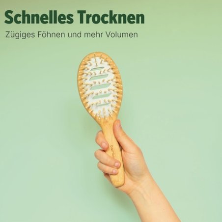 The Bamboovement Bamboo Vent Brush for Faster Styling FSC Certified