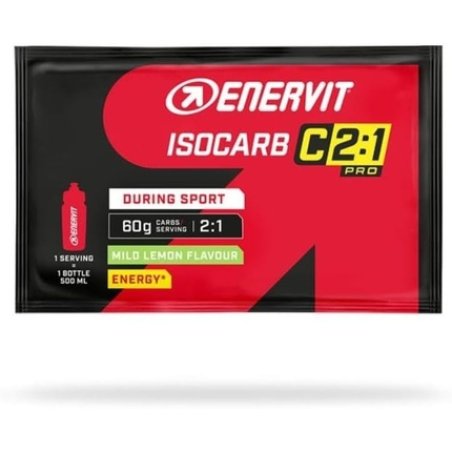 Enervit Sport Isocarb 2:1 Lemon Instant Drink 65g