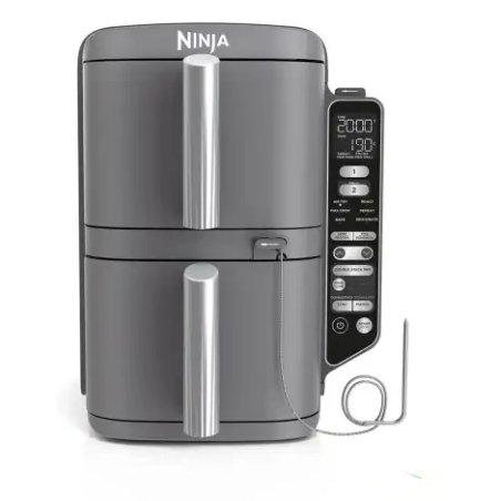 Ninja SL451EU friteuse Double 9,5 L Autonome 2470 W Friteuse d’air chaud Noir