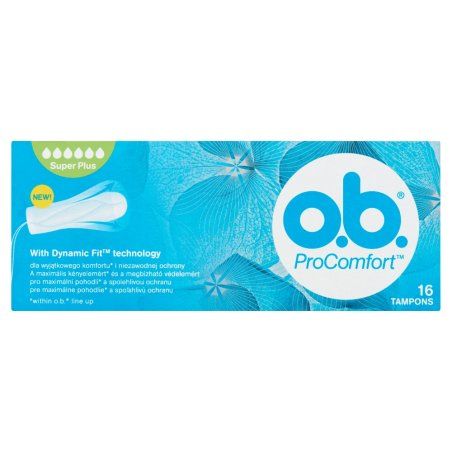 Johnson & Johnson Ob Procomfort Super Plus Tampons 16 Units