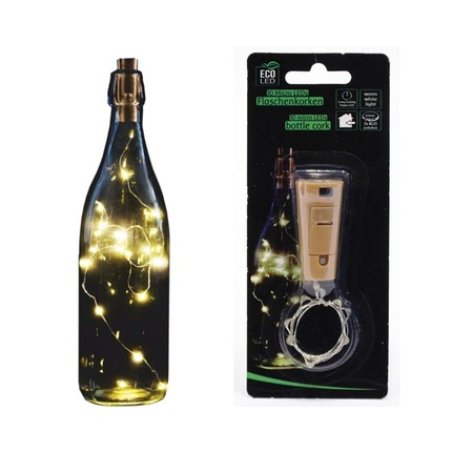 Noor Led Bottle Cork With 8 Led Light Chain