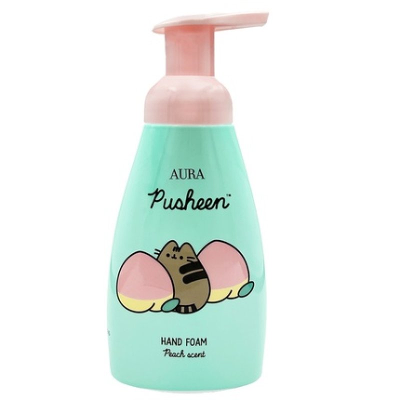 Pusheen Hand Foam Peach 300ml Gentle And Fragrant Hand Wash