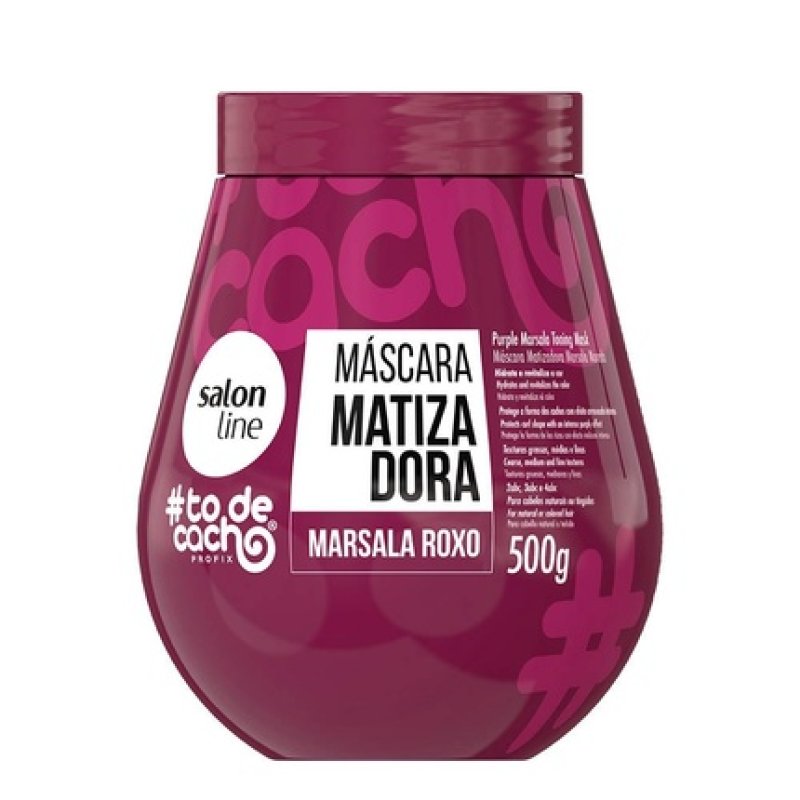 Salon Line Todecacho Toning Mask Marsala Purple 500g