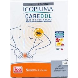 Desa Pharma Icopiuma Caredol Rectangular Pain Patch 5 Pieces