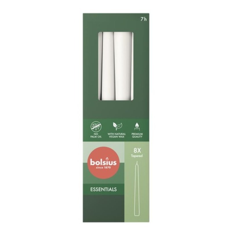 Bolsius Gothic Candles Cloudy White