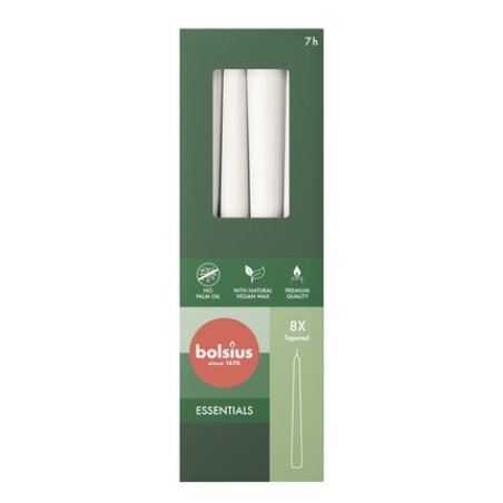 Bolsius Gothic Candles Cloudy White