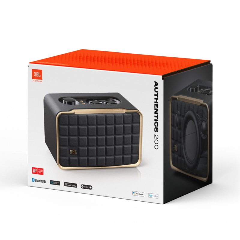 JBL Authentics 200 Black Wired 45 W