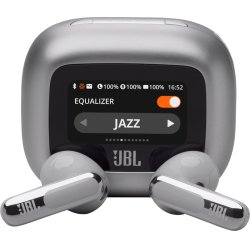 JBL Live Flex 3 Casque Sans fil Ecouteurs Appels/Musique/Sport/Au quotidien Bluetooth Argent