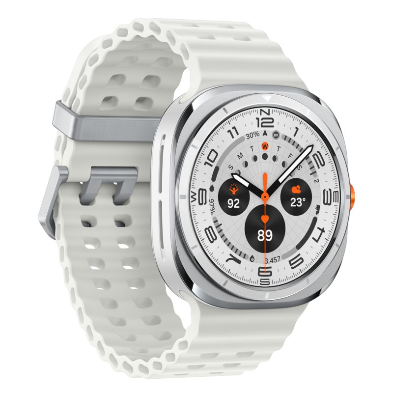 Samsung Galaxy Watch Ultra 3.81 cm (1.5") AMOLED 47 mm Digital 480 x 480 pixels Touchscreen 4G White Wi-Fi GPS