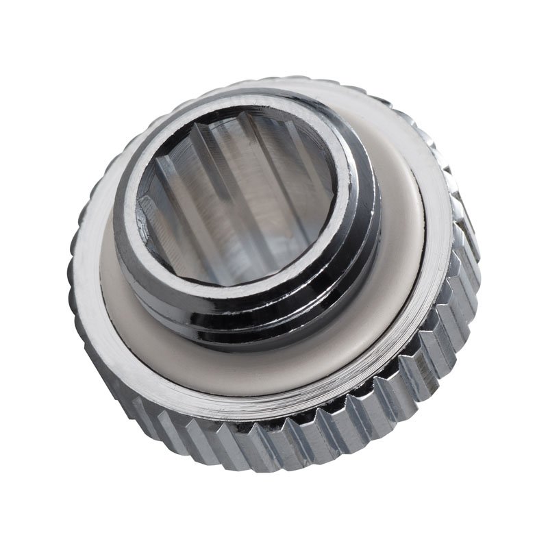 PHANTEKS Glacier M-M Adapter gerade G1/4 Zoll AG auf G1/4 Zoll AG - chrome silber