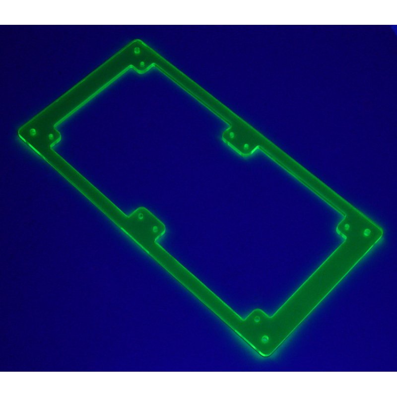 AC Ryan compatible RadGrillz GlowFX 2x120mm - Acryl UVGreen