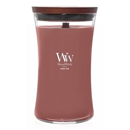 WoodWick Rouge Oud wax candle Other Red, Transparent, Wood 1 pc(s)