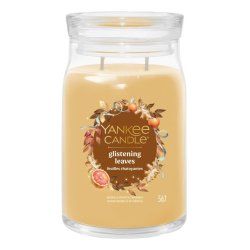 Yankee Candle 2653162E bougie en cire Rond Citron Transparent, Jaune 1 pièce(s)