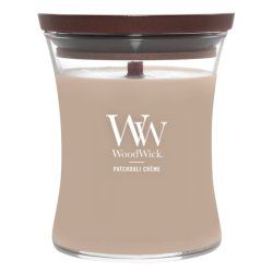 WoodWick Patchouli Creme bougie en cire Autres Marron, Transparent, Bois 1 pièce(s)