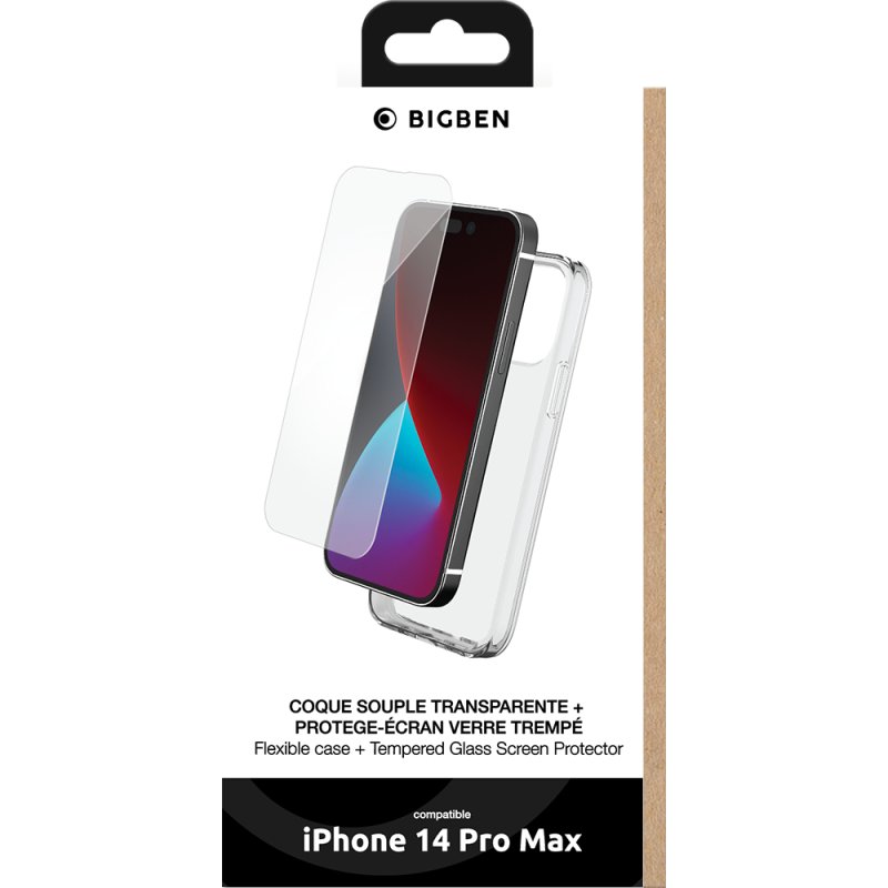 Bigben Connected PACKSILIVTIP14PM mobile phone case Transparent