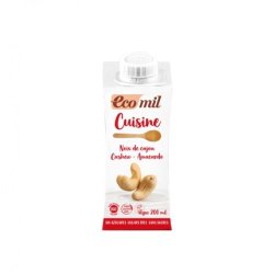 Ecomil Cashew Cooking Cream Organic 200ml No Added Sugars