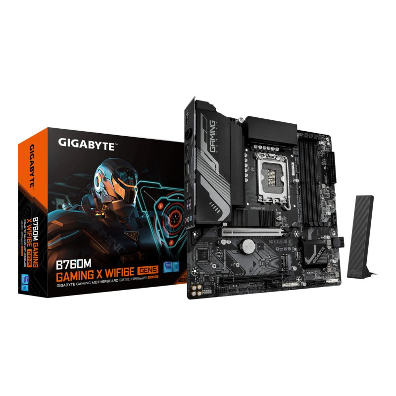 PLACA BASE GIGABYTE B760M G X WF6E 1700 MATX 4XDDR4