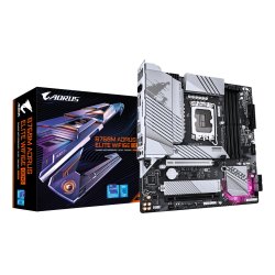 GIGABYTE B760M AORUS ELITE WIFI6E GEN5 Carte Mère – Compatible avec les processeurs Intel Core 14e génération, VRM