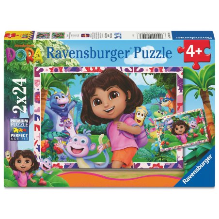 Ravensburger - Dora the Explorer 2x24p (12004199)